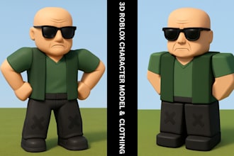 model custom roblox ugc item, 3d model clothing accessories for your avatar