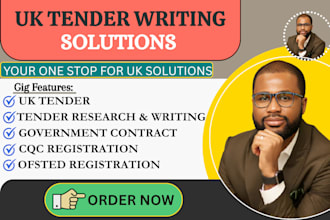 write UK tenders, nhs bids, cqc ofsted registration,policies