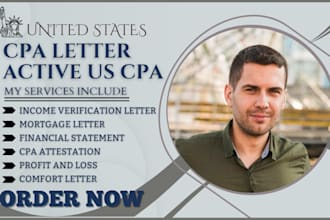 sign US audit CPA, review financial statement, audit financial CPA, CPA letter