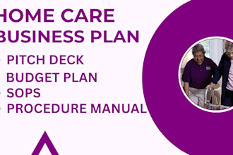 help you build a investor pitch deck for homecare business in canada USA
