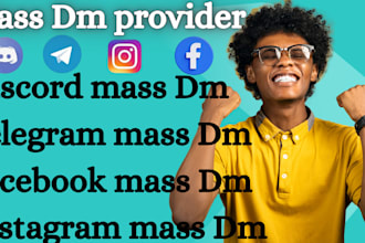 send targeted and personalized bulk dms on discord, facebook, and instagram