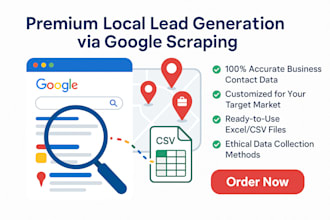 do targeted b2b organic local lead generation, business email, web scraper