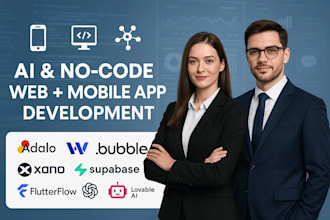 develop ai apps, ai saas app, ai website, ai bots and mobile app