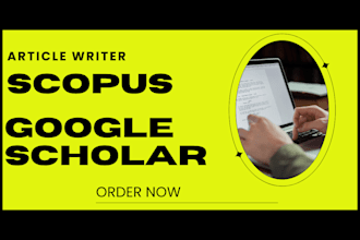 write and publish your research in a scopus or abdc journal q1 to q4