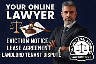 be your online lawyer eviction notice lease agreement landlord tenant dispute