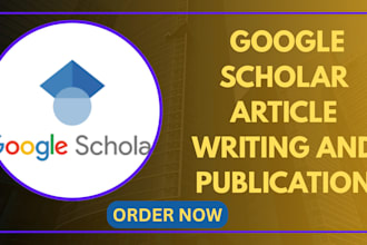 google scholar writing and publication citation index journal backdate citation