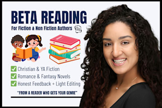 beta read edit romance fantasy christian novel young adult fiction book reader