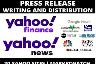 do press release distribution on top media outlets, yahoo finance