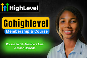 build expert gohighlevel online course ghl membership site go high level website