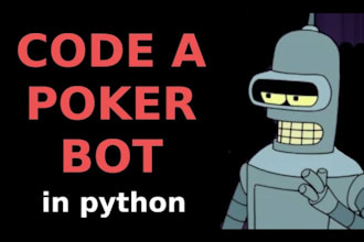 build an advanced poker ai bot, gto, piosolver, python, clone aviator bot