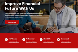 create a professional credit repair cloud or tax website wordpress