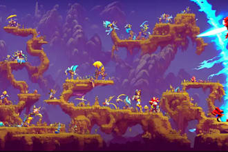 2d prototype multiplayer game with godot engine, gdscript game, renpy engine