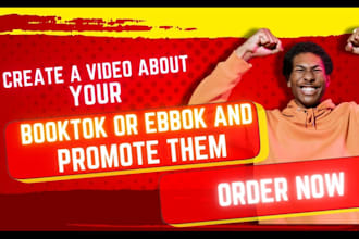 create a video about your book and promote them on tiktok