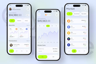 develop crypto wallet app p2p trading app exchange website crypto trading app