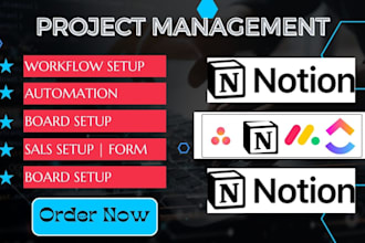 setup your workspace notion template custom notion template project management
