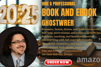 ghostwrite non fiction ebook writer, ghost book writer, self help ebook writer