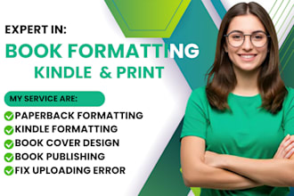 fix uploading error, book formatting for amazon KDP, devotional, cover, editing