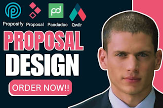 design outstanding presentation, canva or powerpoint, qwilr, proposify, pandadoc