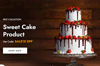 redesign bakery website shopify store bakery website