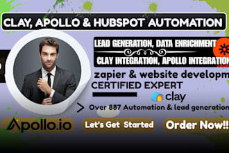 connect clay com to instantly hubspot zapier zoho apollo for powerful automation