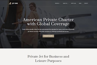 build squarespace aircraft charter website aircraft rental aviation website