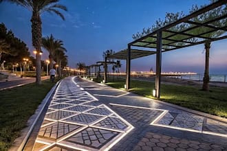 do professional lighting designs for landscape and facades