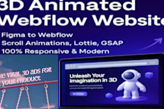 smooth gsap  scroll animations and  interactive 3d  website using threejs nextjs