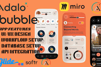 adalo bubble io saas ai api website mobile app developer mvp automation expert