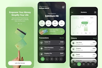 develop fintech app, saving app, expense tracker app like budgetbaker, loan app