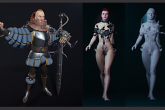 3d metahuman character game realistic character modeling nft metaverse daz3d ue5