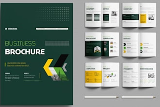 design stunning brochure, company profile, annual report redesign white paper