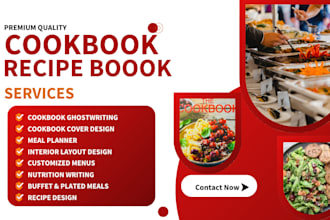design cookbook write recipe book resize cookbook formatting recipe creation
