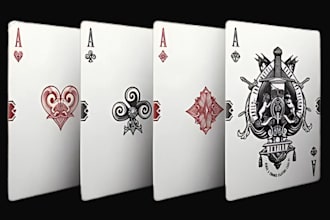 design card game, card game art, card game box design, playing card, tarot card