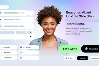build a high converting beacons ai bio with email capture and media kit
