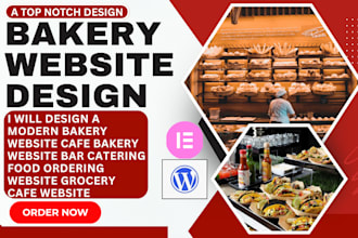 design bakery website cafe bakery website bar catering website food ordering
