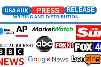 do professional press release, UK,USA press release and  pr distribution