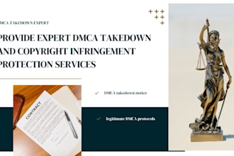 file dmca takedown and remove copyright infringement content fast legal notice