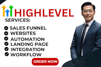 gohighlevel automation a2p compliant sales funnel and website landing page