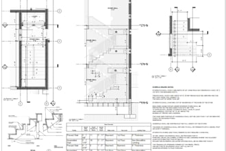draw construction document architecture mep US canada house blueprint