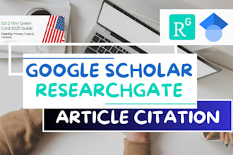 create eb1 niw researcher profile, write publish with citations requirement