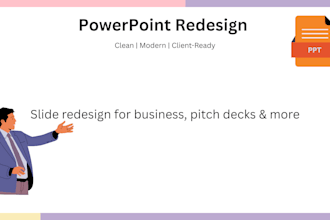 redesign and polish your powerpoint professionally