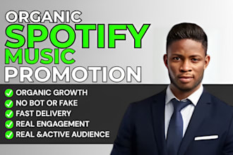 do organic spotify music promotion and spotify album promotion