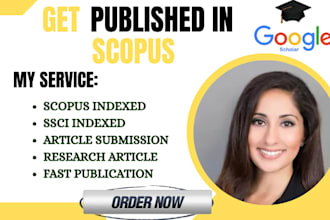 write rewrite publish articles in ssci scie scopus indexed peer reviewed journal