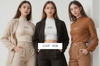 design fashion clothing brand website, y2k, streetwear, activewear shopify store