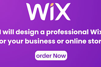design a professional wix website for your business or online store