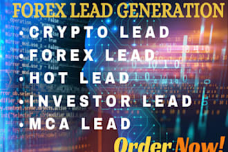provide very fresh, hot forex canada leads, hot crypto , investor, mlm leads,