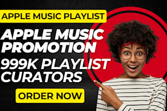do skyrocket apple music playlist to top 999k active apple playlist curators
