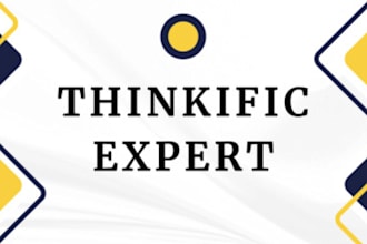 design an online course website on thinkific teachable kajabi membervault podia