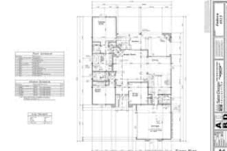 draft architect construction floor plans,  roof, elevations, sections, site plan