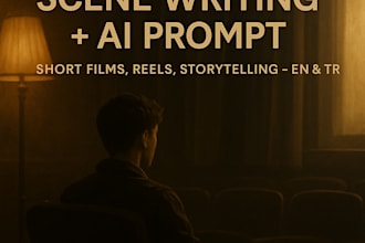write short film scenes or ai cinematic prompts for your idea